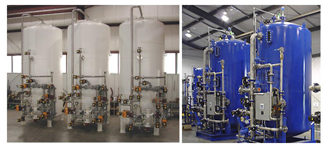 Mix bed type - water treatment system